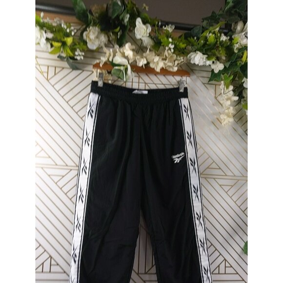REEBOK Women's Track Pants Athletic Logo Side Size Small - Picture 2 of 10